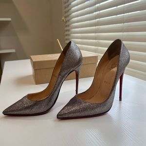 Christian Louboutin So Kate Glitter 120mm size 39. Box and dust bag included.